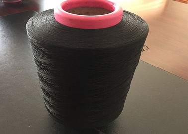 중국 300D / 96F 폴리에스테 DTY 털실/AA 급료 폴리에스테 산업 털실, 칠흑색 색깔 협력 업체