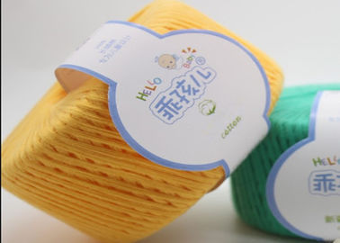 중국 100%년 면 뜨개질을 하는 털실, 아기 착용, 찬성되는 ISO를 위한 다채로운 손 뜨개질을 하는 털실 협력 업체