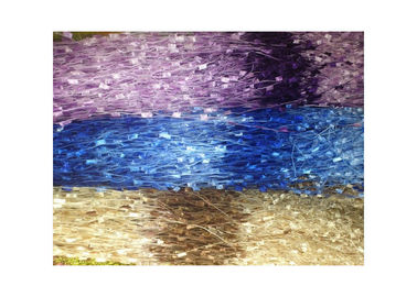 중국 뜨개질을 하는 스카프, 친절한 Eco를 위한 100%년 폴리에스테 다 색깔 크로셰 뜨개질 공상 털실 협력 업체