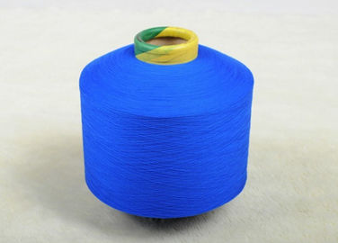 중국 파란 색깔 75D/48F PP DTY 털실은, 뜨개질을 한 양말/장갑을 위한 짜임새 털실을 당깁니다 협력 업체