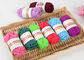 뜨개질을 하는 손, ODM를 위한 분류된 색깔 DIY 공 100% 아크릴 크로셰 뜨개질 털실 협력 업체