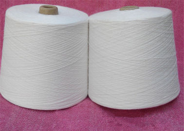 중국 100% 처녀 익지않는 백색 폴리에스테에 의하여 회전된 털실, 폴리에스테는 원료를 가진 실을 회전시켰습니다 협력 업체