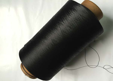 중국 급료 폴리에스테 DTY 털실, 끌기에 의하여 무늬를 짜넣은 털실 150D/48F /2 SD 그 S+Z 강선전도 검게 하십시오 협력 업체